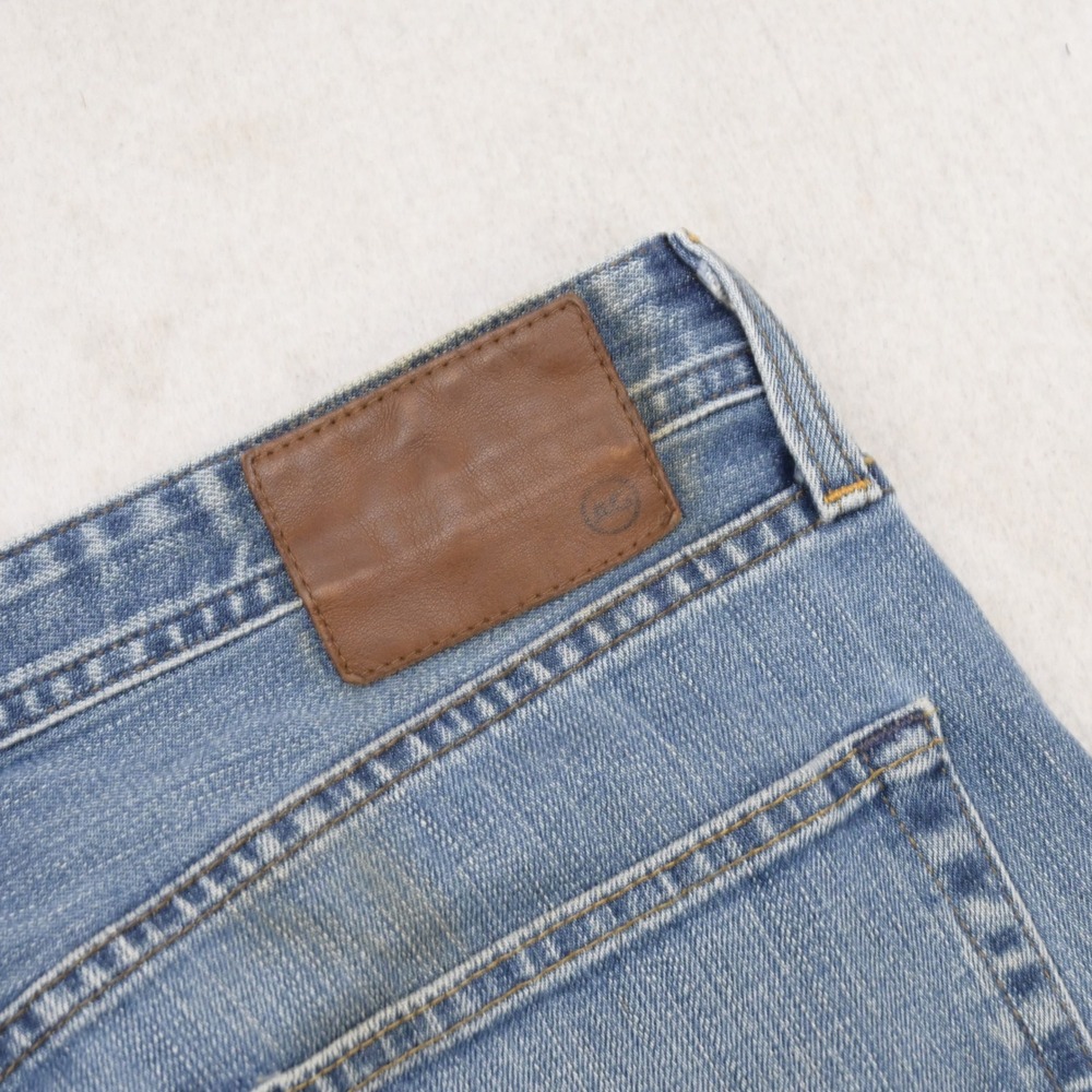 AG‎ Adriano Goldschmied Jeans Mens 33 Straight Blue The Protege Denim USA MADE